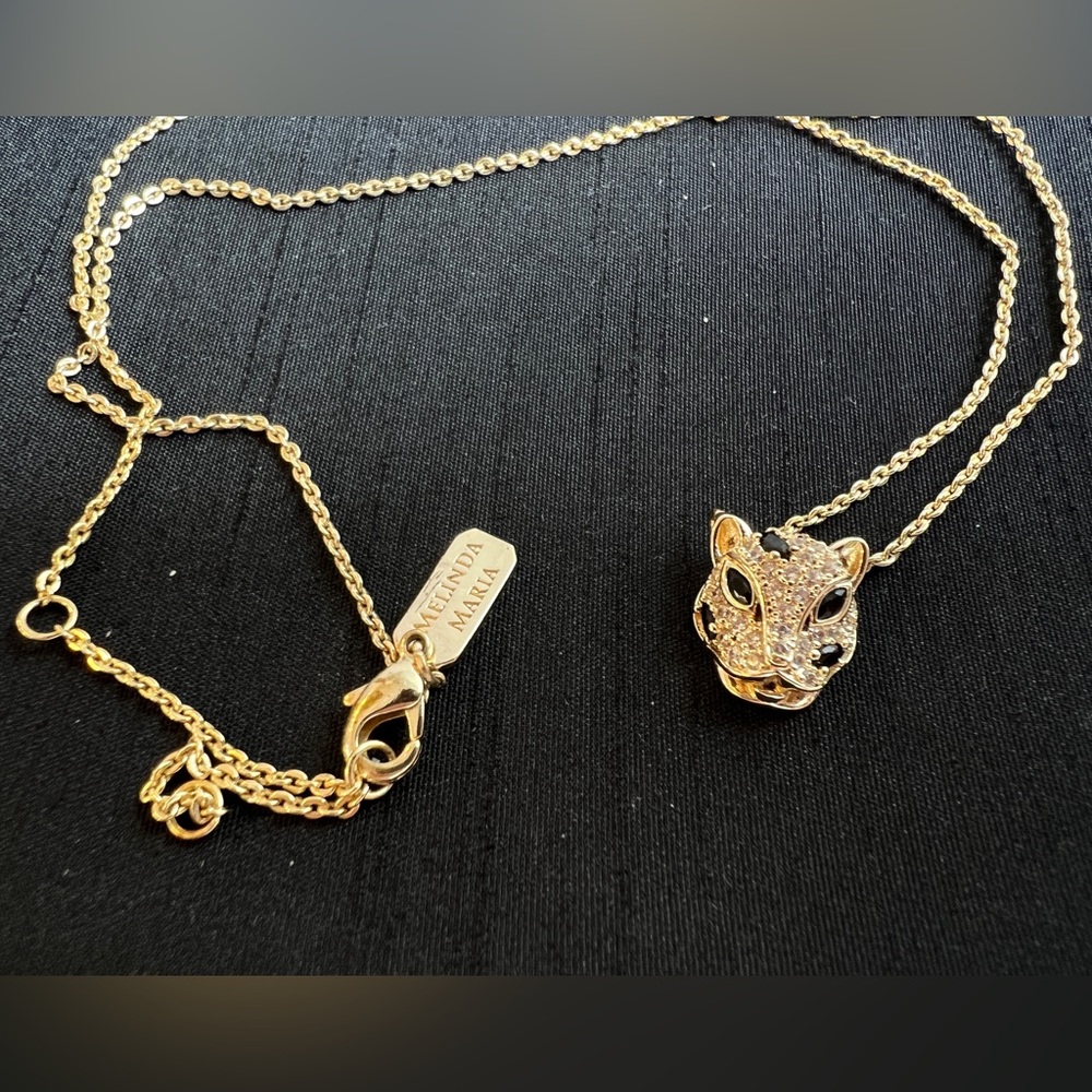 Melinda Maria Baby Jaguar  Necklace, good condition